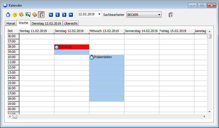Vergrößern Sie das Bild durch Mausklick