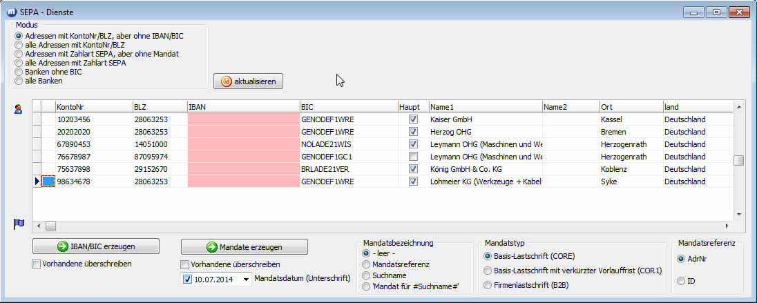 Vergrößern Sie das Bild durch Mausklick