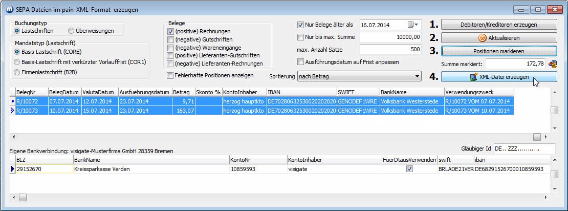 Vergrößern Sie das Bild durch Mausklick