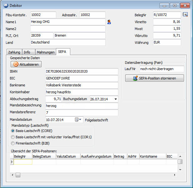 Vergrößern Sie das Bild durch Mausklick