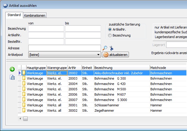 Vergrößern Sie das Bild durch Mausklick
