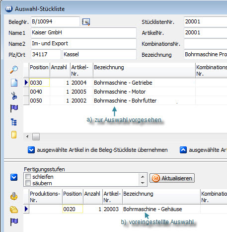 Vergrößern Sie das Bild durch Mausklick