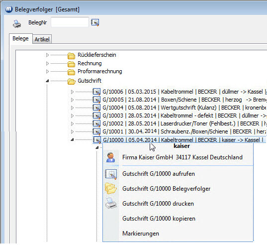 Vergrößern Sie das Bild durch Mausklick