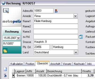 Vergrößern Sie das Bild durch Mausklick
